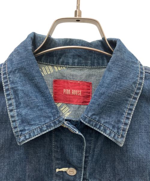 PINK HOUSE（ピンクハウス）PINK HOUSE (ピンクハウス) デニムベスト インディゴ サイズ:FREEの古着・服飾アイテム