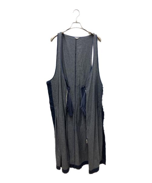 PINK HOUSE（ピンクハウス）PINK HOUSE (ピンクハウス) ノースリーブ・キャミソールワンピース インディゴ サイズ:FREEの古着・服飾アイテム