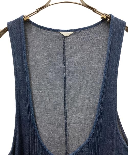 PINK HOUSE（ピンクハウス）PINK HOUSE (ピンクハウス) ノースリーブ・キャミソールワンピース インディゴ サイズ:FREEの古着・服飾アイテム