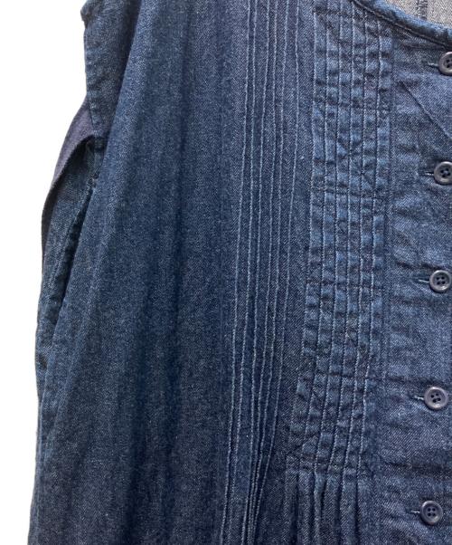 PINK HOUSE（ピンクハウス）PINK HOUSE (ピンクハウス) ノースリーブ・キャミソールワンピース インディゴ サイズ:FREEの古着・服飾アイテム