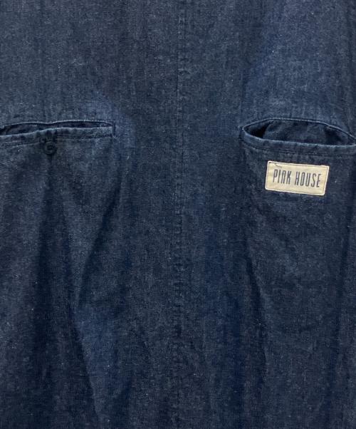 PINK HOUSE（ピンクハウス）PINK HOUSE (ピンクハウス) ノースリーブ・キャミソールワンピース インディゴ サイズ:FREEの古着・服飾アイテム