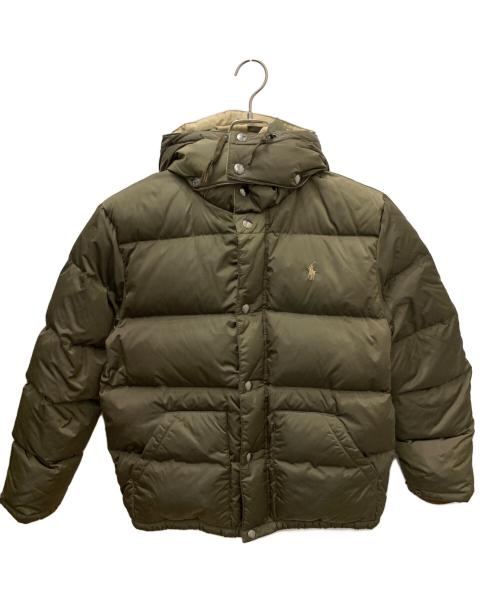 POLO RALPH LAUREN（ポロ・ラルフローレン）POLO RALPH LAUREN (ポロ・ラルフローレン) POLO RALPH LAUREN(ポロラルフローレン)ダウンジャケット カーキ サイズ:Lの古着・服飾アイテム