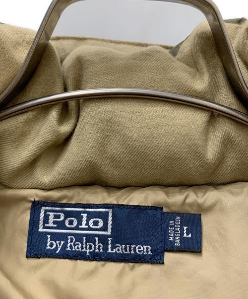 POLO RALPH LAUREN（ポロ・ラルフローレン）POLO RALPH LAUREN (ポロ・ラルフローレン) POLO RALPH LAUREN(ポロラルフローレン)ダウンジャケット カーキ サイズ:Lの古着・服飾アイテム