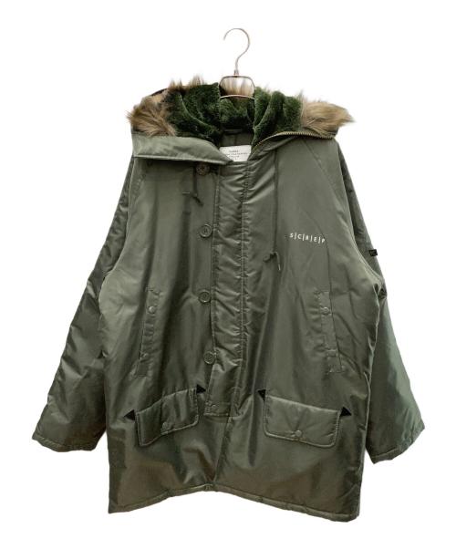 SCREP（スクレップ）SCREP (スクレップ) ミリタリーコート カーキ サイズ:Ｓの古着・服飾アイテム