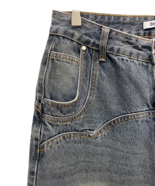 stillwater（スティルウォーター）stillwater (スティルウォーター) デニムパンツ グレー サイズ:Lの古着・服飾アイテム