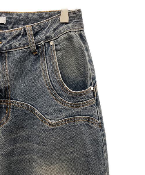 stillwater（スティルウォーター）stillwater (スティルウォーター) デニムパンツ グレー サイズ:Lの古着・服飾アイテム