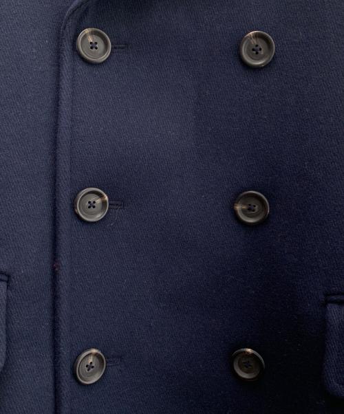 LACOSTE LIVE（ラコステライブ）LACOSTE LIVE (ラコステライブ) ウールコート ネイビー サイズ:Ｍの古着・服飾アイテム