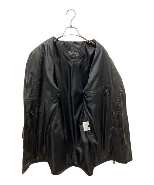 Wind Armor（ウィンドアーマー）Wind Armor (ウィンドアーマー) レザーコート ブラック サイズ:Ｍの古着・服飾アイテム