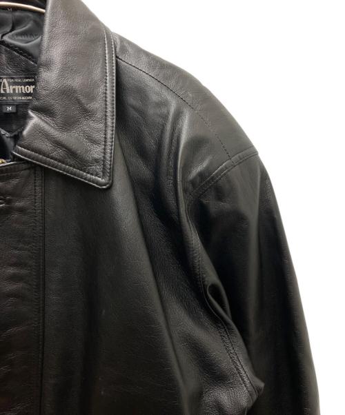 Wind Armor（ウィンドアーマー）Wind Armor (ウィンドアーマー) レザーコート ブラック サイズ:Ｍの古着・服飾アイテム