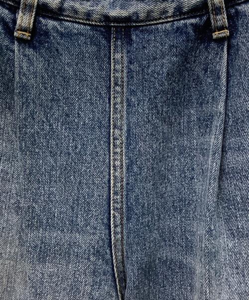 SERGE de bleu（サージ デ ブルー）SERGE de bleu (サージ デ ブルー) SERGE de bleu(サージ デ ブルー)サージ SIDE ZIP ブルー サイズ:61cm (W24)の古着・服飾アイテム