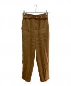 ANAYIアナイ）の古着「ストレッチツイルハイウエストパンツ」｜ブラウン