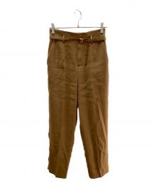 ANAYI（アナイ）の古着「ストレッチツイルハイウエストパンツ」｜ブラウン