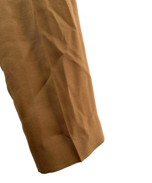 ANAYI（アナイ）ANAYI (アナイ) ストレッチツイルハイウエストパンツ ブラウン サイズ:36の古着・服飾アイテム