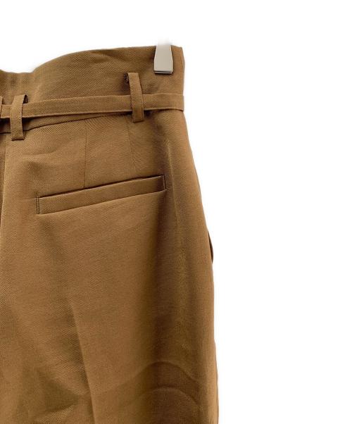 ANAYI（アナイ）ANAYI (アナイ) ストレッチツイルハイウエストパンツ ブラウン サイズ:36の古着・服飾アイテム