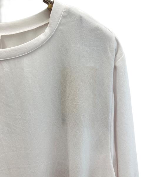 BEARDSLEY（ビアズリー）BEARDSLEY (ビアズリー) 長袖ブラウス ホワイト サイズ:FREE 未使用品の古着・服飾アイテム