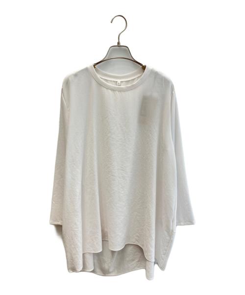 BEARDSLEY（ビアズリー）BEARDSLEY (ビアズリー) 長袖ブラウス ホワイト サイズ:FREE 未使用品の古着・服飾アイテム