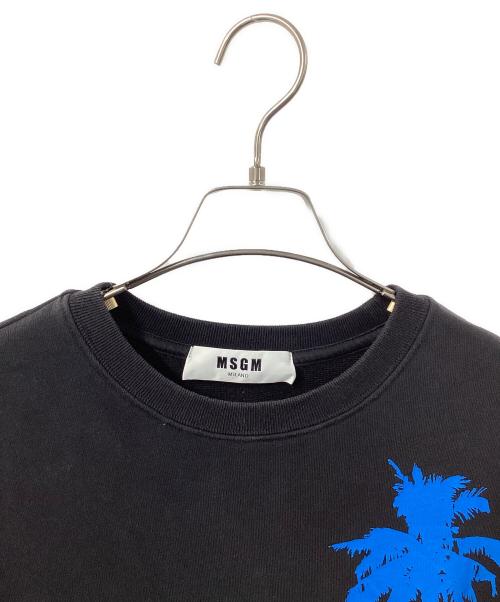 MSGM（エムエスジーエム）MSGM (エムエスジーエム) スウェット ブラック サイズ:SIZE Sの古着・服飾アイテム