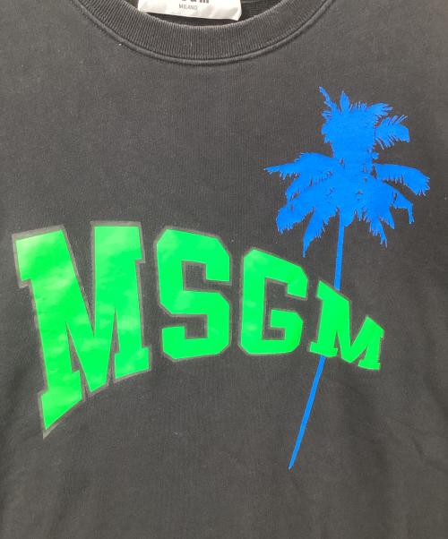 MSGM（エムエスジーエム）MSGM (エムエスジーエム) スウェット ブラック サイズ:SIZE Sの古着・服飾アイテム