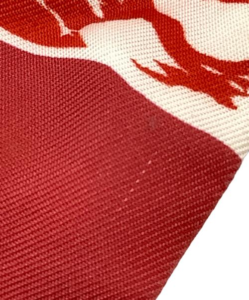 HERMES（エルメス）HERMES (エルメス) リボンスカーフ レッドの古着・服飾アイテム