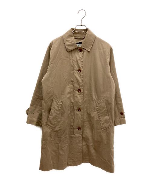 MHL（エムエイチエル）MHL (エムエイチエル) ステンカラーコート ベージュの古着・服飾アイテム