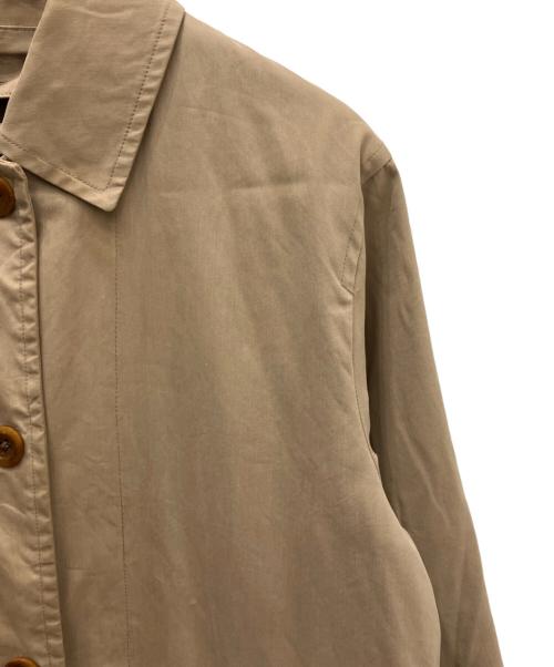 MHL（エムエイチエル）MHL (エムエイチエル) ステンカラーコート ベージュの古着・服飾アイテム