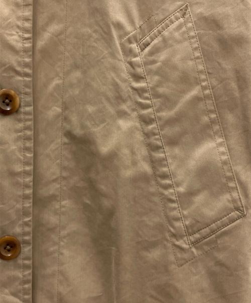 MHL（エムエイチエル）MHL (エムエイチエル) ステンカラーコート ベージュの古着・服飾アイテム