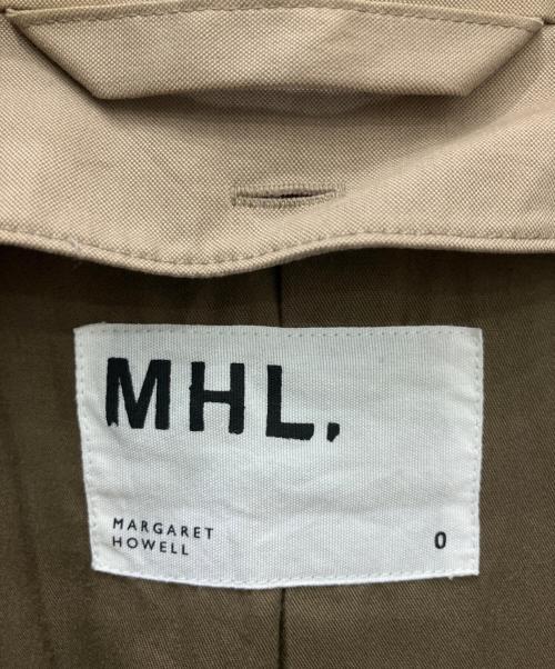 MHL（エムエイチエル）MHL (エムエイチエル) ステンカラーコート ベージュの古着・服飾アイテム