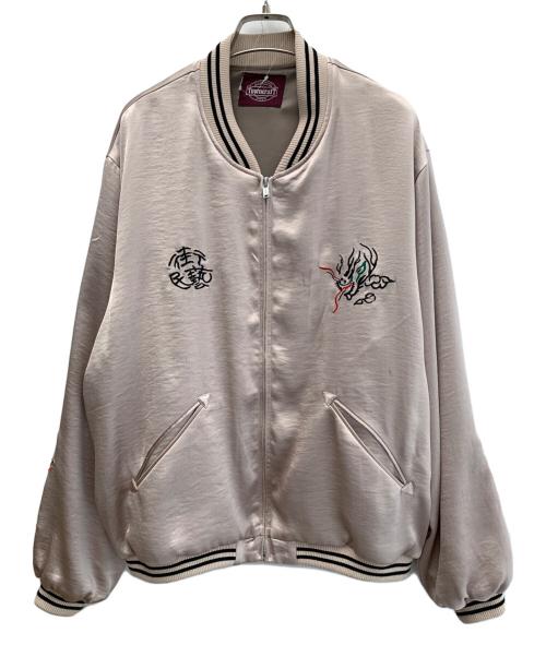 FREAK'S STORE（フリークスストア）FREAK'S STORE (フリークスストア) スカジャン ベージュ サイズ:Ｍの古着・服飾アイテム