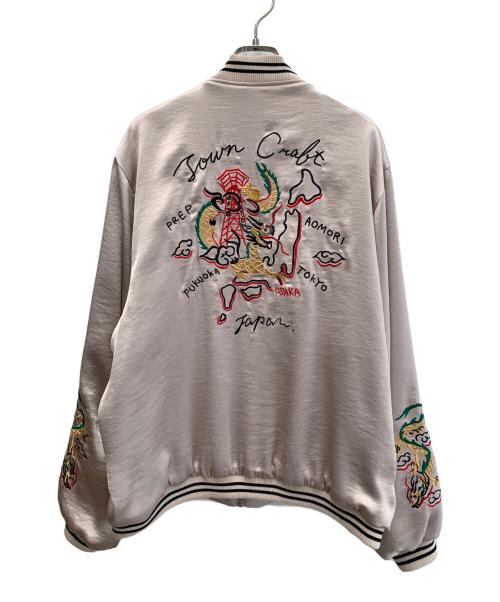 FREAK'S STORE（フリークスストア）FREAK'S STORE (フリークスストア) スカジャン ベージュ サイズ:Ｍの古着・服飾アイテム