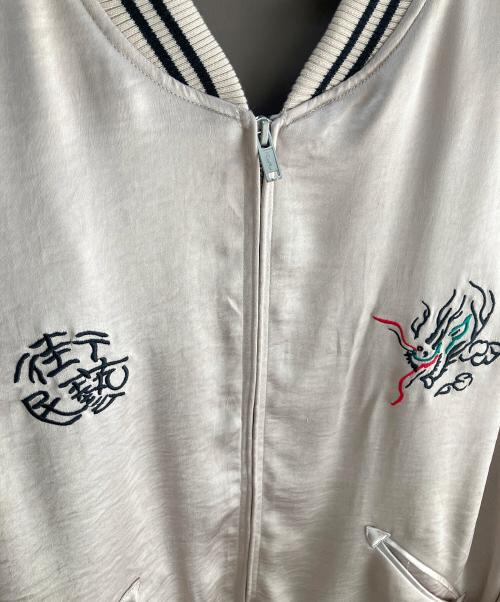 FREAK'S STORE（フリークスストア）FREAK'S STORE (フリークスストア) スカジャン ベージュ サイズ:Ｍの古着・服飾アイテム