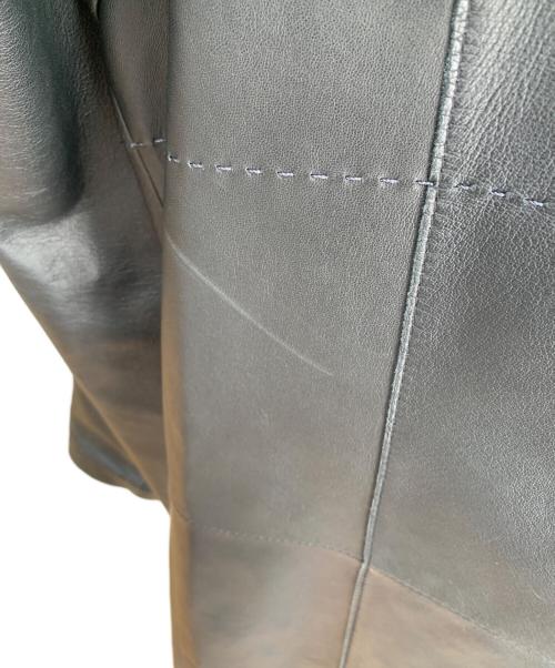 NORTH BEACH LEATHER（ノースビーチレザー）NORTH BEACH LEATHER (ノースビーチレザー) ラムレザーコート ブラック サイズ:XLの古着・服飾アイテム