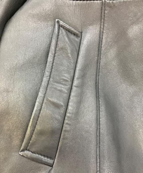 NORTH BEACH LEATHER（ノースビーチレザー）NORTH BEACH LEATHER (ノースビーチレザー) ラムレザーコート ブラック サイズ:XLの古着・服飾アイテム