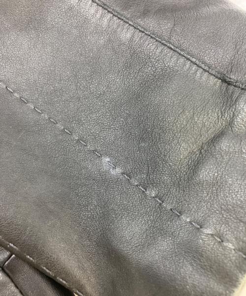 NORTH BEACH LEATHER（ノースビーチレザー）NORTH BEACH LEATHER (ノースビーチレザー) ラムレザーコート ブラック サイズ:XLの古着・服飾アイテム