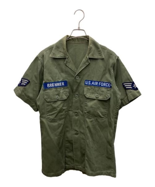 THE HAYES COMPANY（ヘイズ・スペシャリスト・リクルートメント）THE HAYES COMPANY (ヘイズ・スペシャリスト・リクルートメント) ミリタリーシャツ 60's グリーン サイズ:Ｓの古着・服飾アイテム
