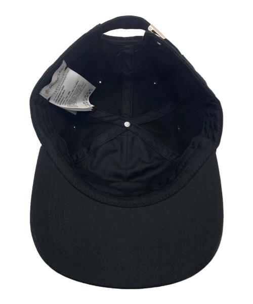 MONCLER（モンクレール）MONCLER (モンクレール) LOGO BASEBALL CAP ブラックの古着・服飾アイテム