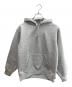 SUPREME（シュプリーム）の古着「Supreme(シュプリーム)Satin Applique Hooded Sweatshirt」｜グレー