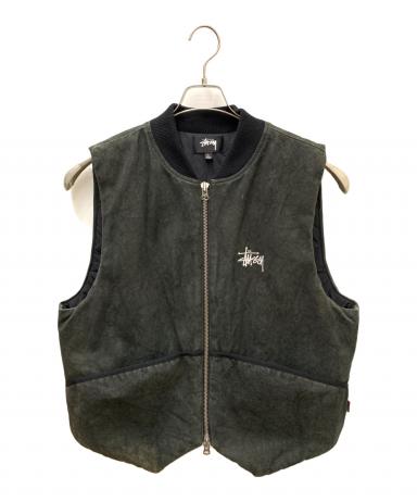 中古・古着通販】stussy (ステューシー) ベスト オリーブ サイズ:L