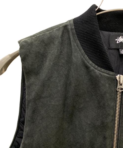stussy（ステューシー）stussy (ステューシー) ベスト オリーブ サイズ:Lの古着・服飾アイテム