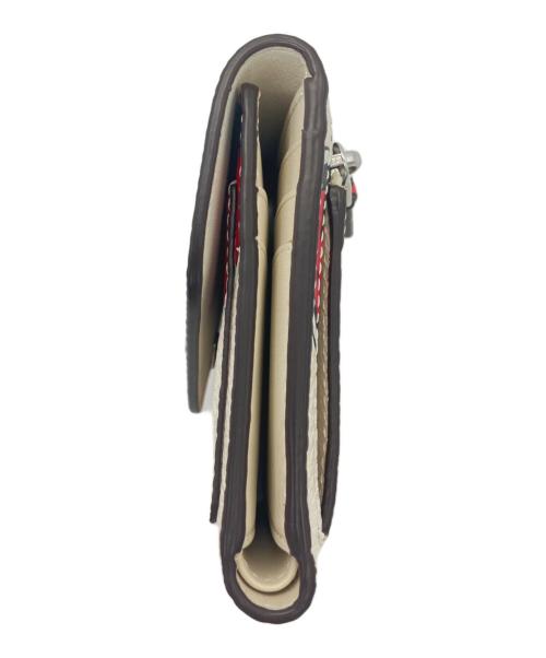 COACH（コーチ）COACH (コーチ) ウィン スモール ウォレット・ストロベリー プリント アイボリーの古着・服飾アイテム