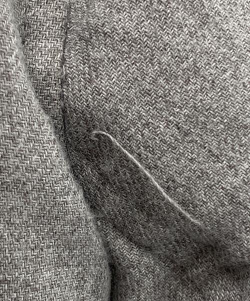 HERNO（ヘルノ）HERNO (ヘルノ) HERNO(ヘルノ)フードダウンブルゾン PI000907U 33278 9300 レーヨン ウール ライトグレー サイズ:50の古着・服飾アイテム