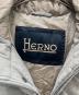 中古・古着 HERNO (ヘルノ) HERNO(ヘルノ)フードダウンブルゾン PI000907U 33278 9300 レーヨン ウール ライトグレー サイズ:50：33000円