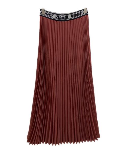 VERMEIL par iena（ヴェルメイユ パー イエナ）VERMEIL par iena (ヴェルメイユ パー イエナ) プリーツスカート レッド サイズ:Ｓの古着・服飾アイテム