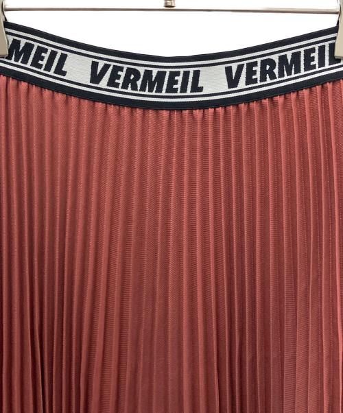 VERMEIL par iena（ヴェルメイユ パー イエナ）VERMEIL par iena (ヴェルメイユ パー イエナ) プリーツスカート レッド サイズ:Ｓの古着・服飾アイテム