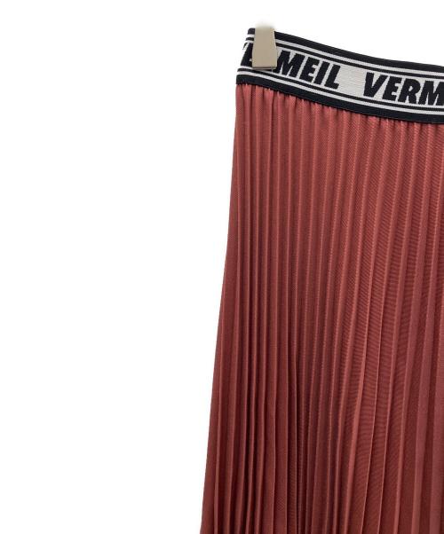 VERMEIL par iena（ヴェルメイユ パー イエナ）VERMEIL par iena (ヴェルメイユ パー イエナ) プリーツスカート レッド サイズ:Ｓの古着・服飾アイテム
