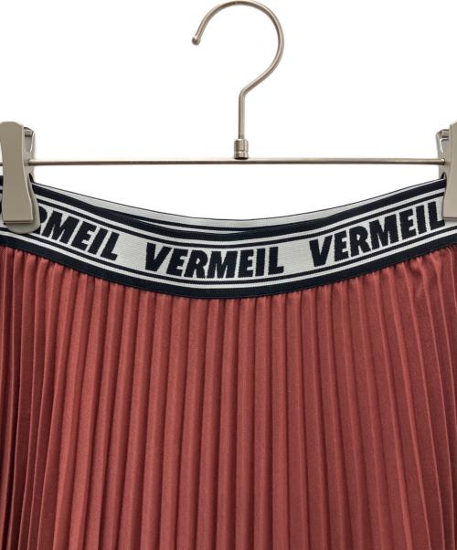 VERMEIL par iena（ヴェルメイユ パー イエナ）VERMEIL par iena (ヴェルメイユ パー イエナ) プリーツスカート レッド サイズ:Ｓの古着・服飾アイテム