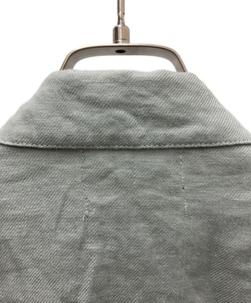 Mila Owen（ミラオーウェン）Mila Owen (ミラオーウェン) クロップドリネンGジャン ブルー サイズ:Ｓの古着・服飾アイテム