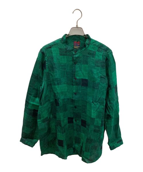 BRU NA BOINNE（ブルーナボイン）BRU NA BOINNE (ブルーナボイン) 長袖シャツ グリーン サイズ:Lの古着・服飾アイテム
