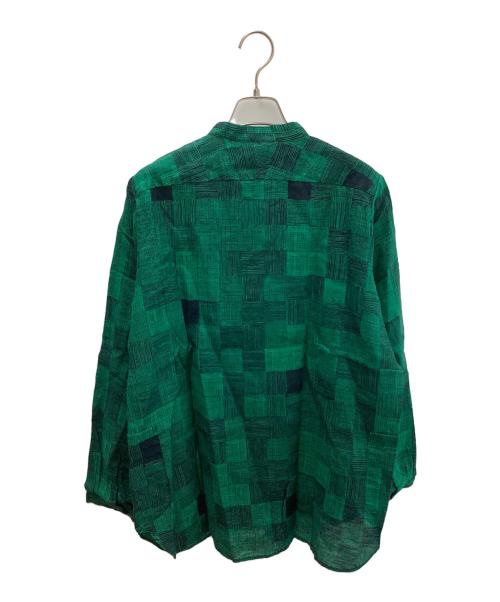 BRU NA BOINNE（ブルーナボイン）BRU NA BOINNE (ブルーナボイン) 長袖シャツ グリーン サイズ:Lの古着・服飾アイテム