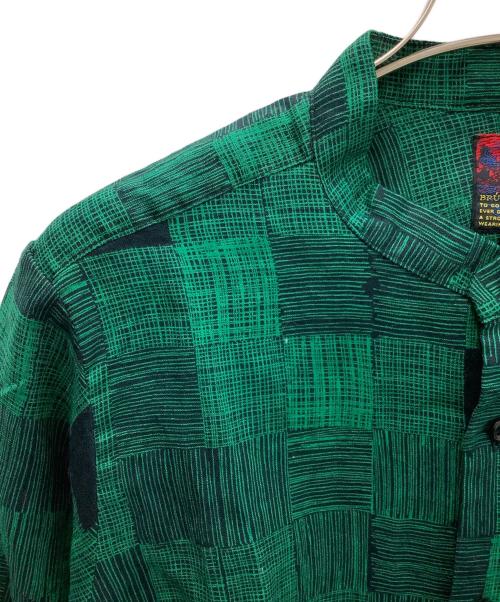 BRU NA BOINNE（ブルーナボイン）BRU NA BOINNE (ブルーナボイン) 長袖シャツ グリーン サイズ:Lの古着・服飾アイテム