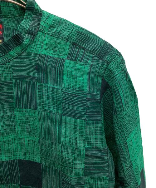 BRU NA BOINNE（ブルーナボイン）BRU NA BOINNE (ブルーナボイン) 長袖シャツ グリーン サイズ:Lの古着・服飾アイテム